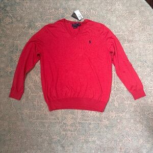 NWT!! Men's Ralph Lauren Polo V-Neck, XL